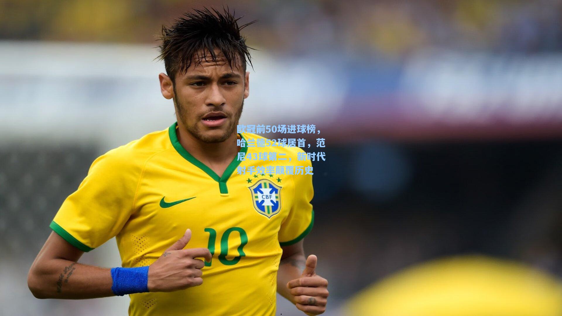 欧冠前50场进球榜，哈兰德52球居首，范尼43球第二，新时代射手效率颠覆历史